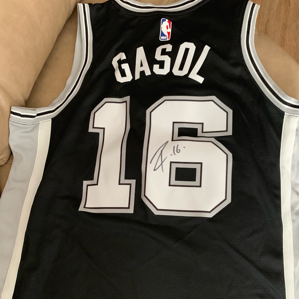 Autographed Pau Gasol jersey